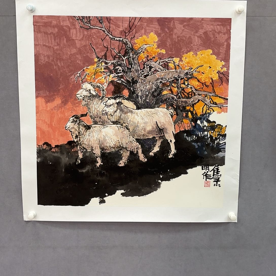 国画亲笔手绘原创