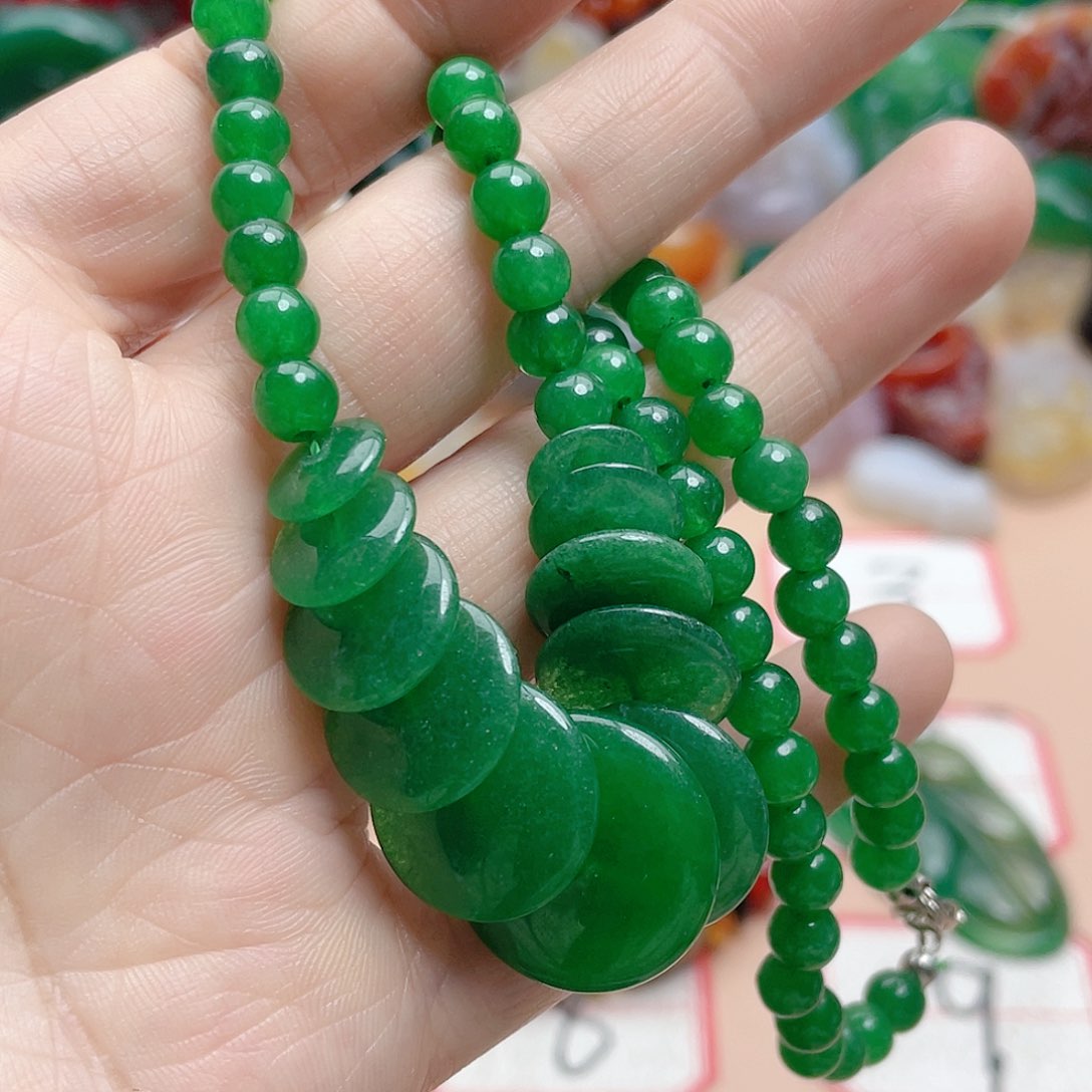 玛瑙/玉髓颈饰合金柒**°