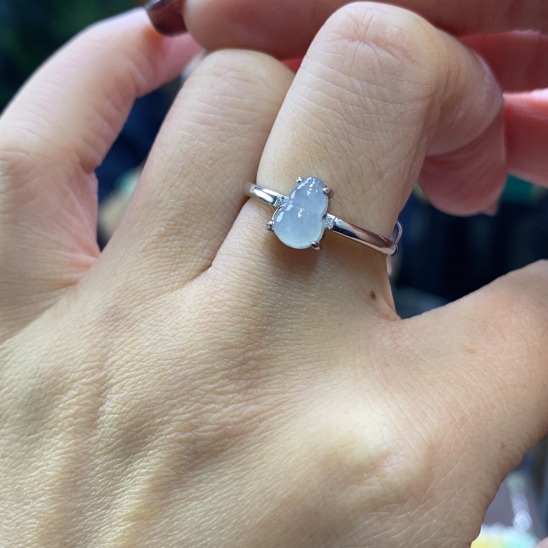 颈饰银S925镶嵌翡翠净货16665