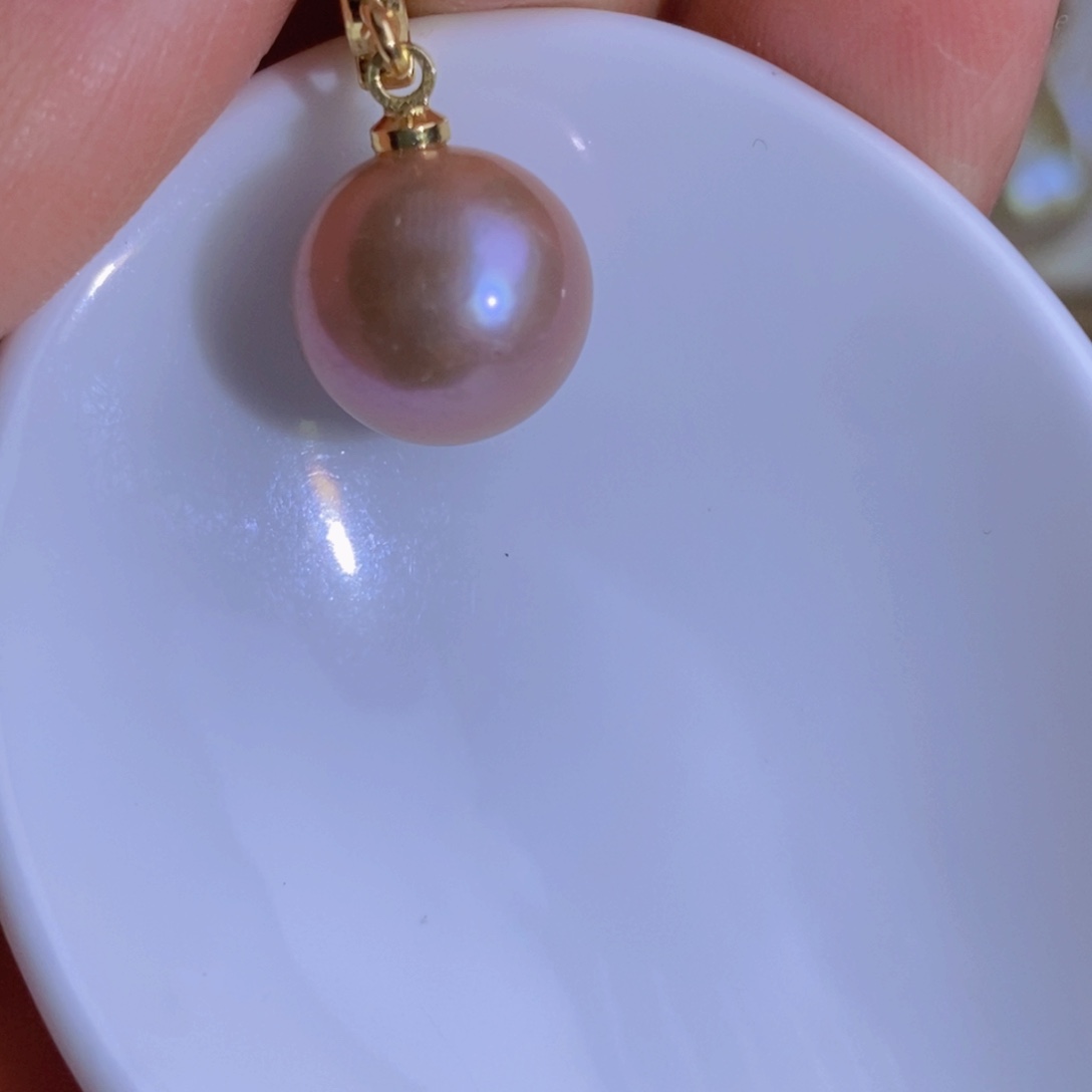 银S925镶嵌天然淡水珍珠淡水珍珠