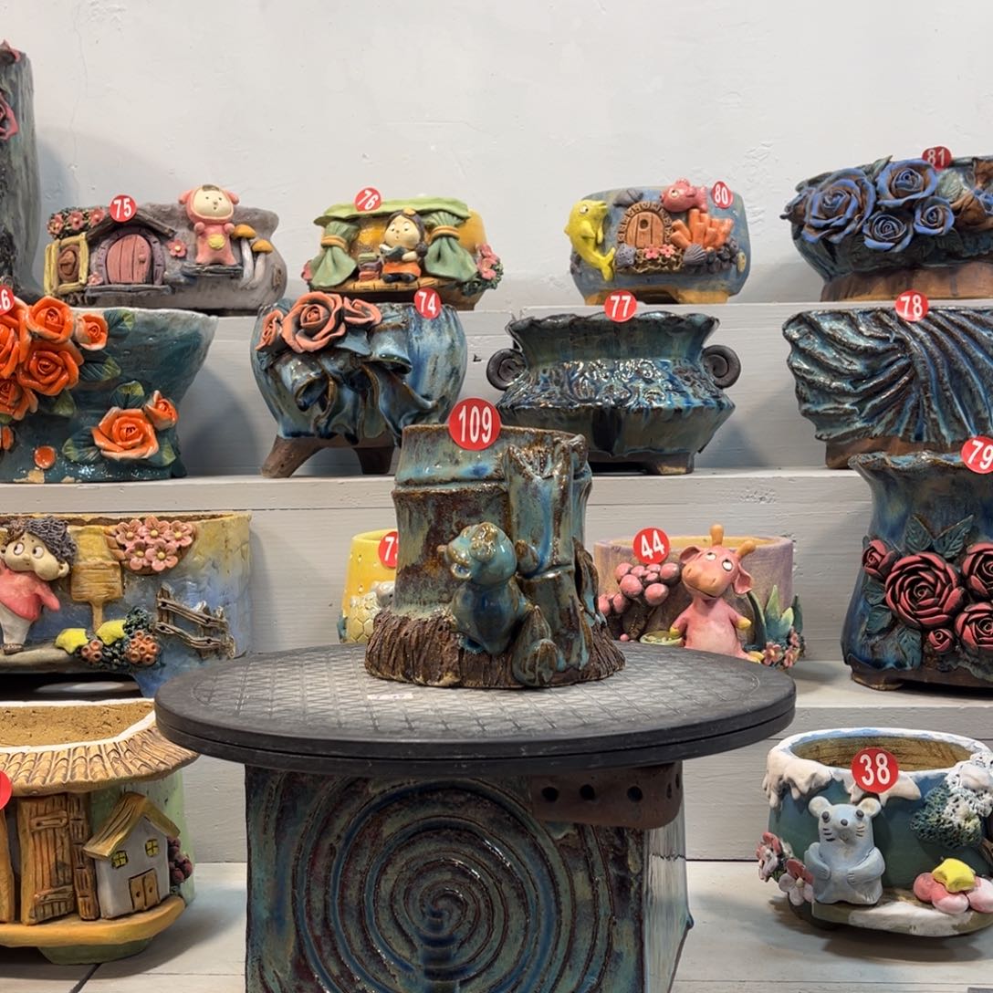 陶瓷109号陶然花盆