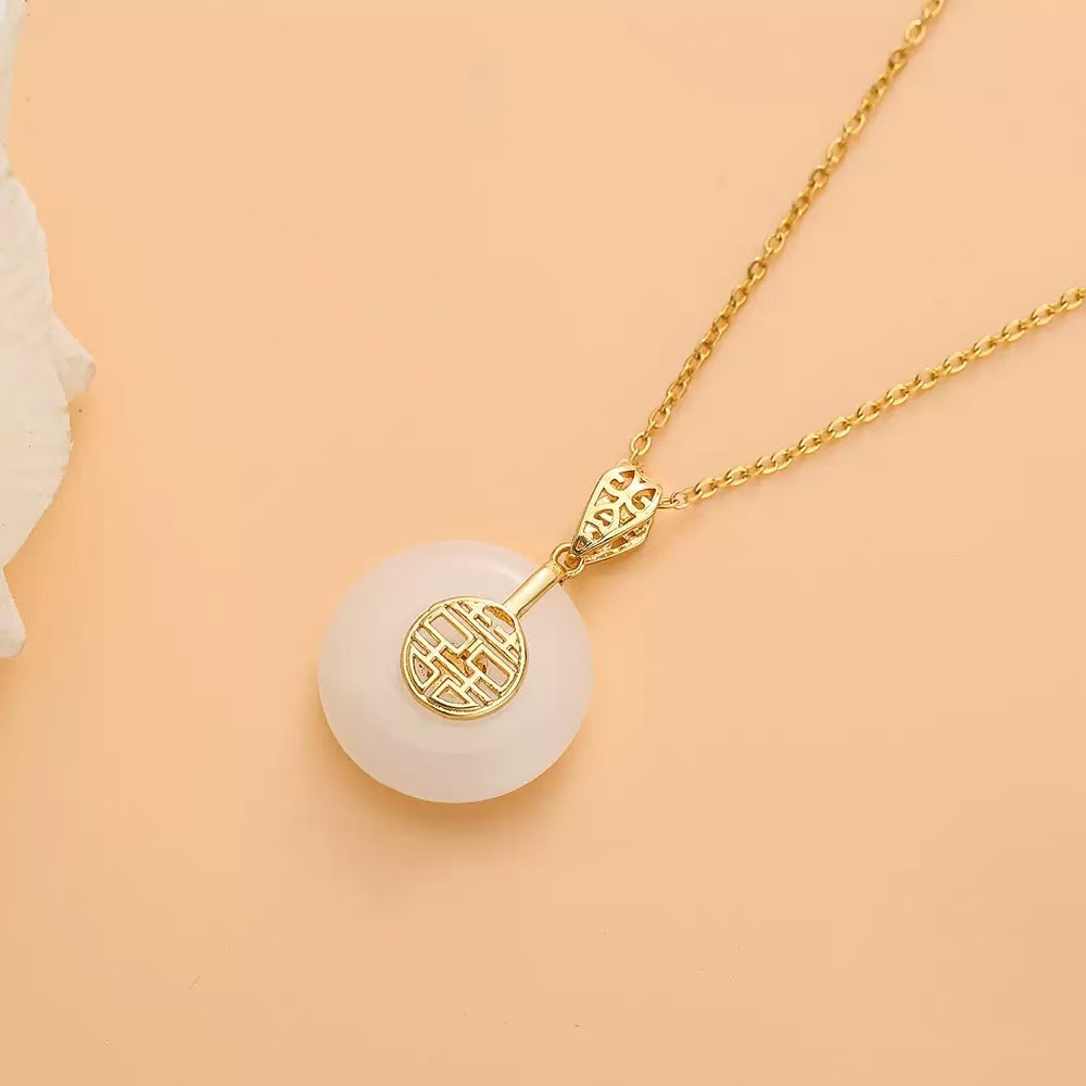 XL289-福字平安项链（无礼盒）