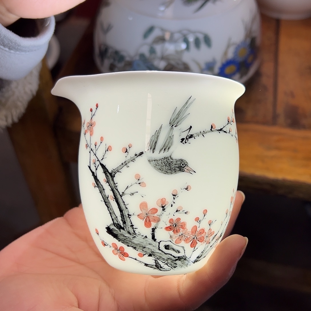 醴陵瓷直播供货基地手绘作品公道200毫升