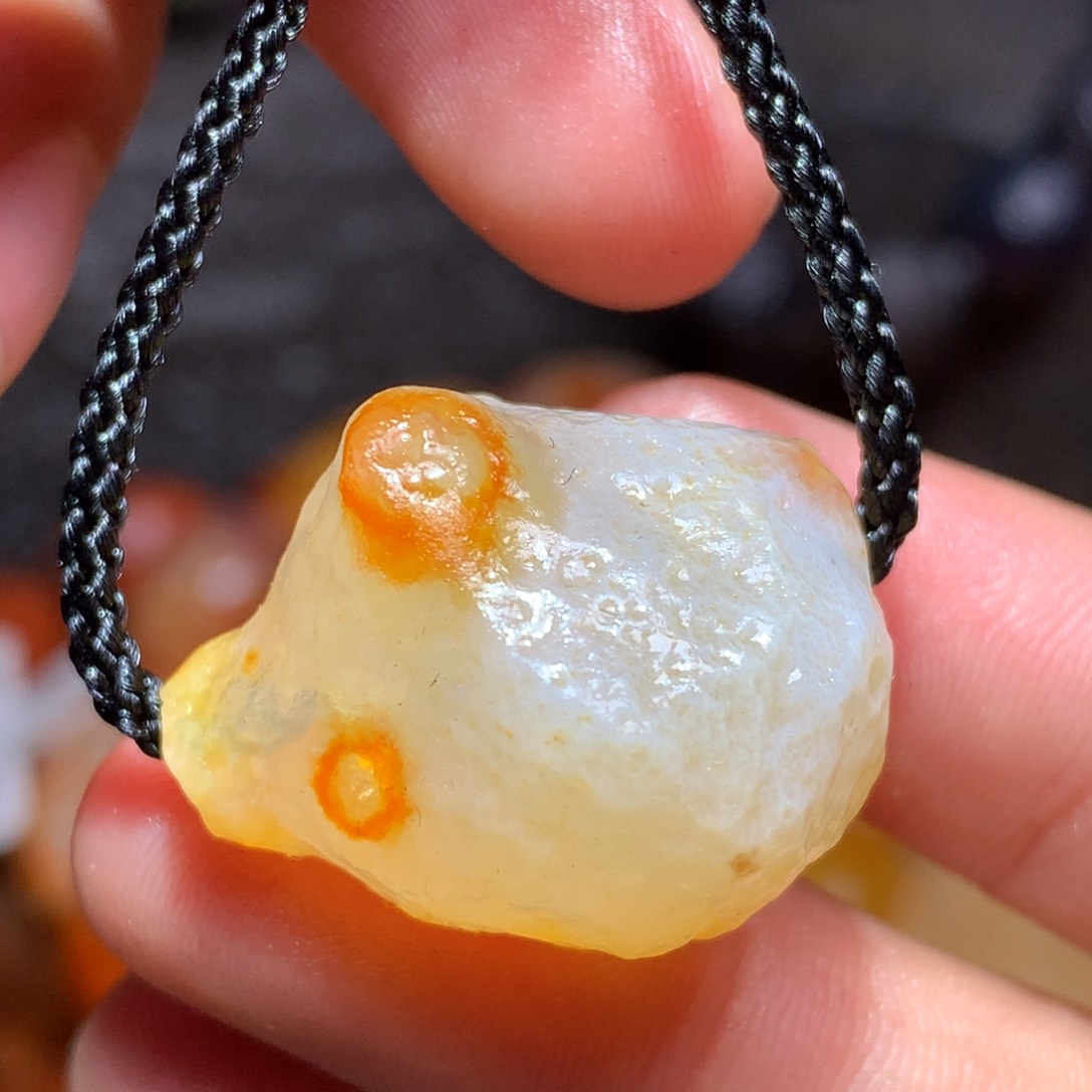 未镶嵌玛瑙/玉髓珠宝半成品