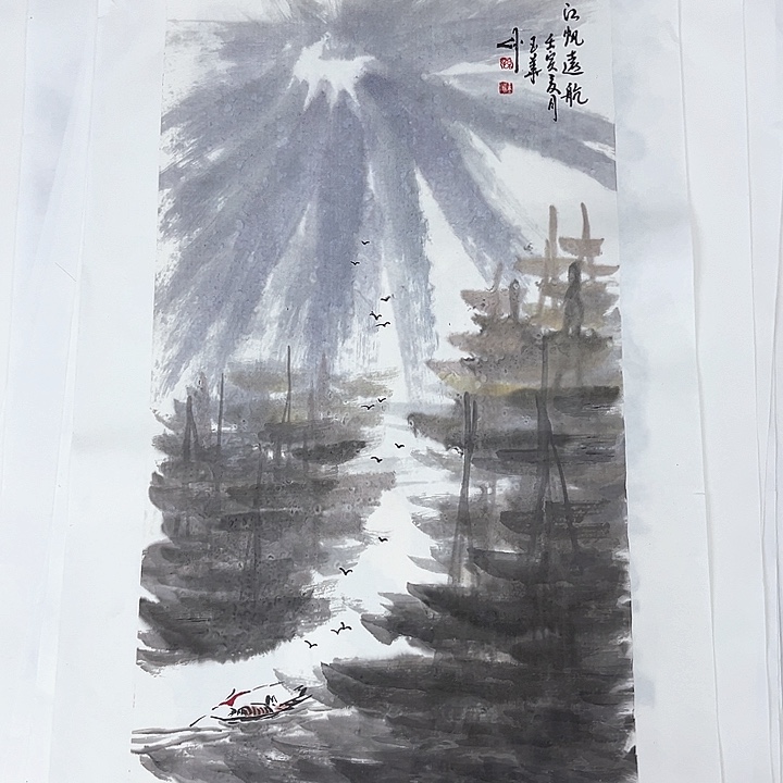 国画四尺四开孙玉华