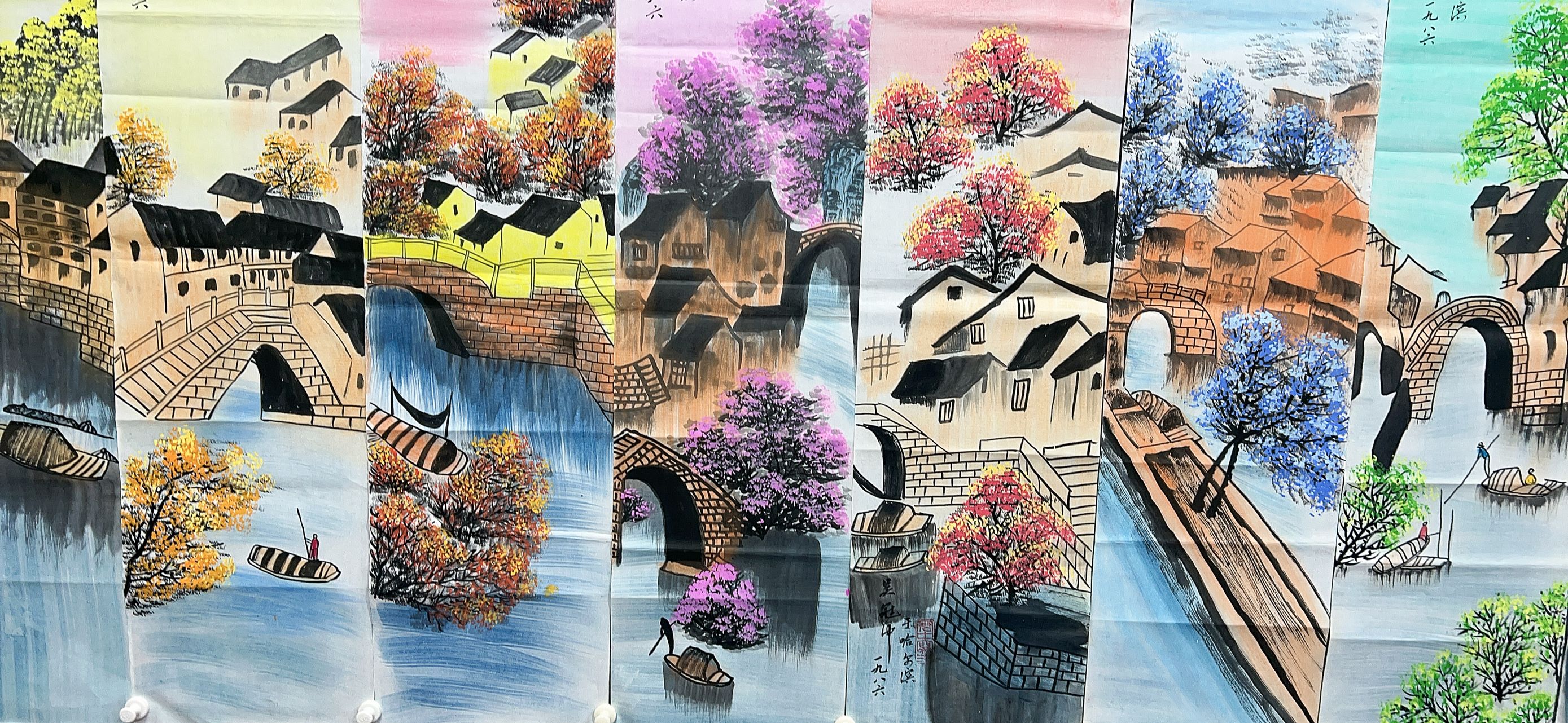 【四季】精品八条屏装饰画通用链接