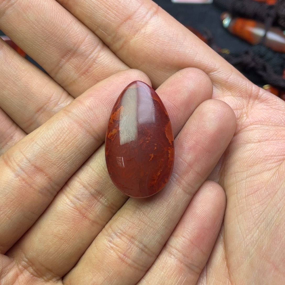 G***e南红玛瑙未镶嵌吊坠原矿南红吊坠