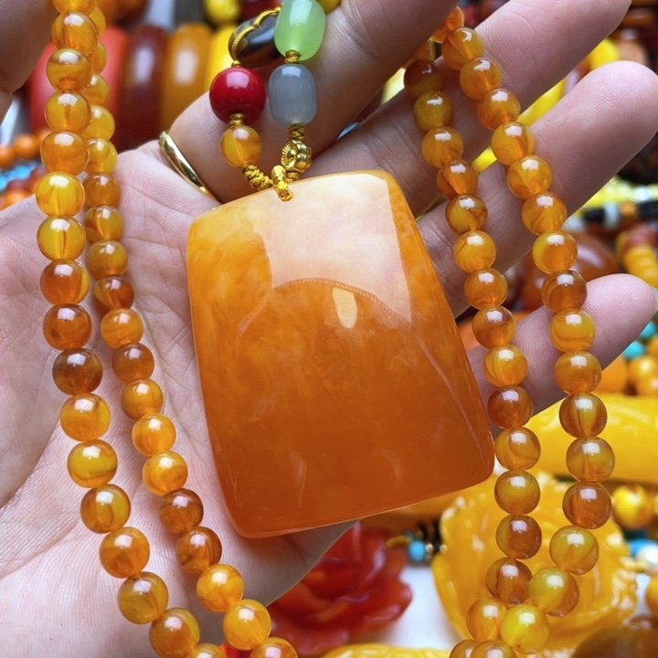 树脂制品20号无事牌毛衣链