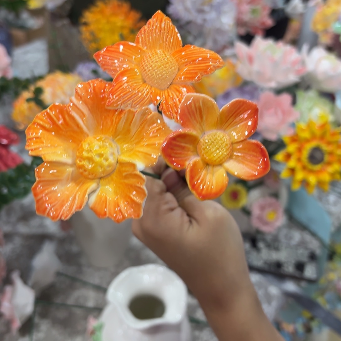 陶瓷花拍满20元发货，退款的拉黑