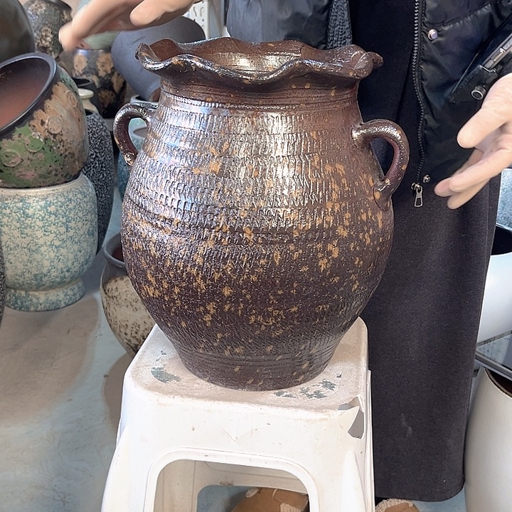 正品口25高35花盆……