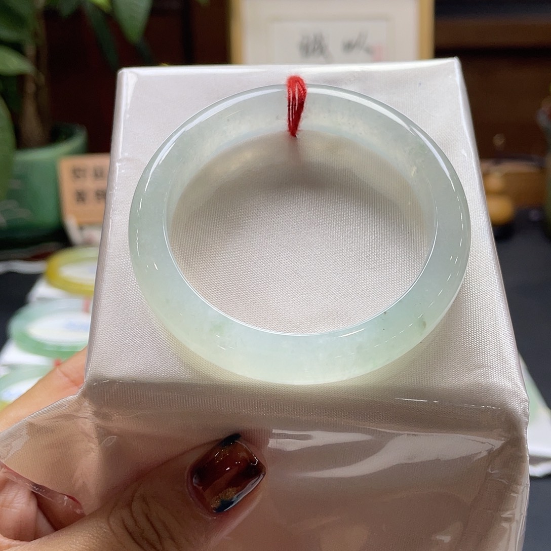 翡翠未镶嵌手镯14号