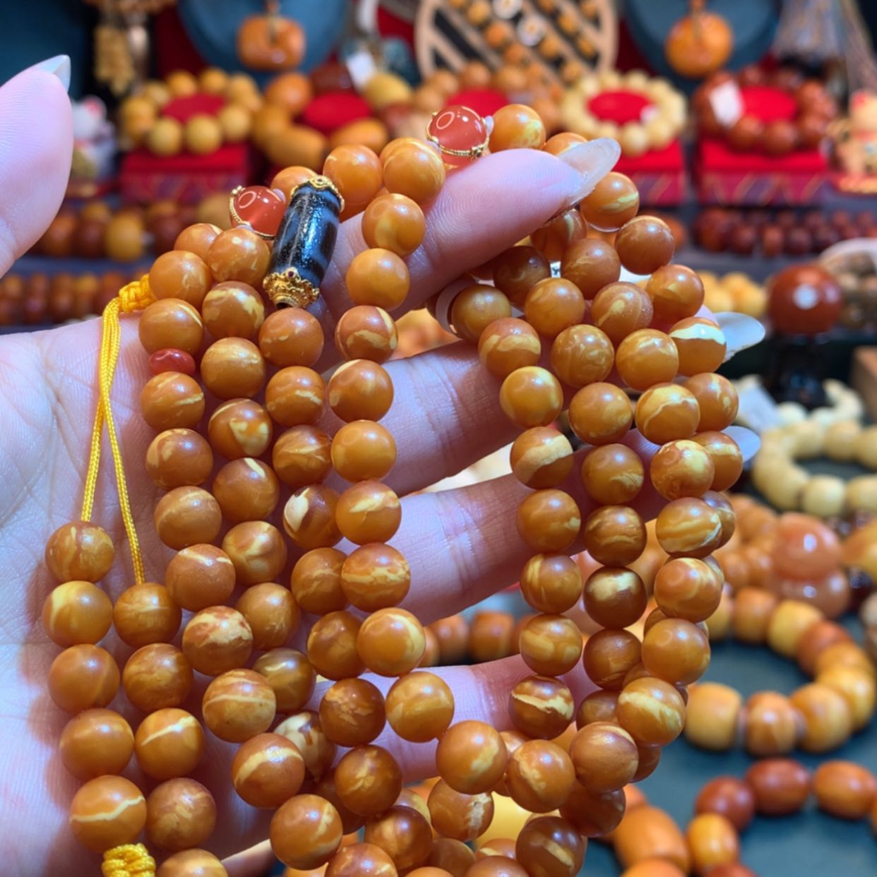 【闪购商品】蜜蜡手链未镶嵌蜜蜡手链