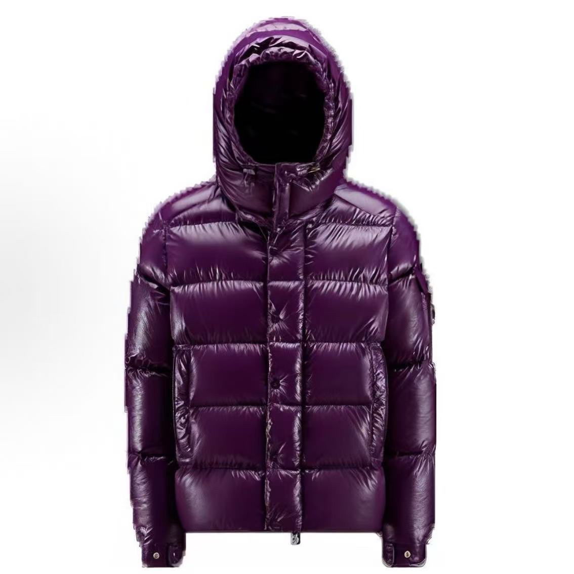 未使用 MONCLER  蒙口 70周年限定紫色羽绒服 6码 AA10164