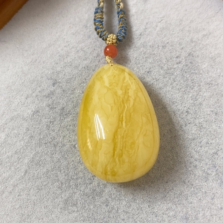 未镶嵌蜜蜡裸石吊坠