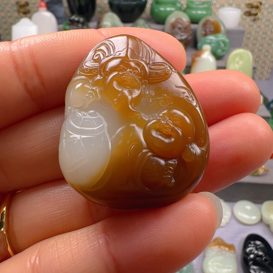 和田玉颈饰未镶嵌