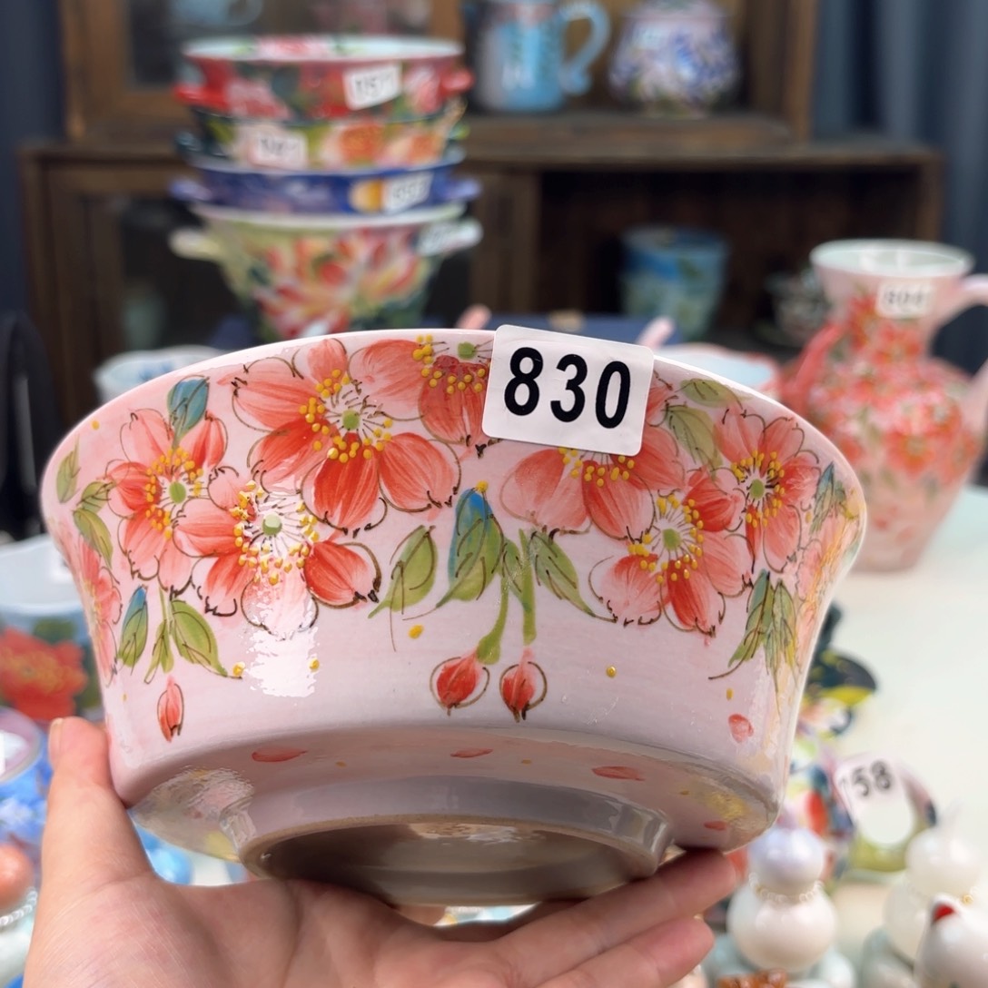 景德镇手绘高温釉下彩陶瓷茶具