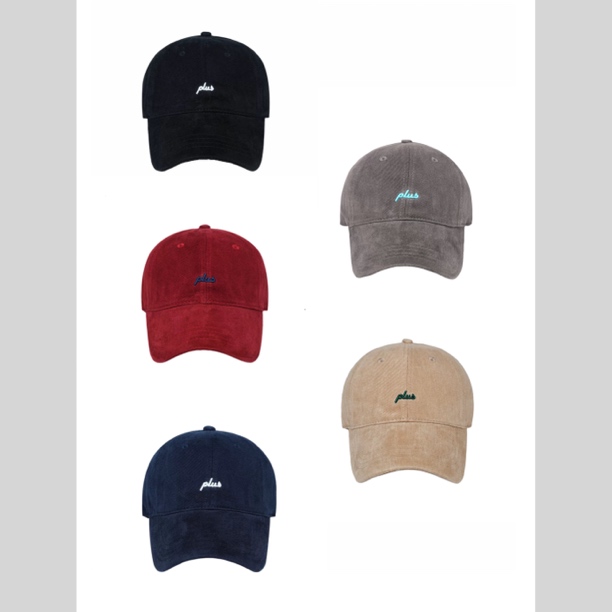 Aila｜韩版秋冬磨毛显脸小字母刺绣百搭棒球帽卡其休闲帽子鸭舌帽