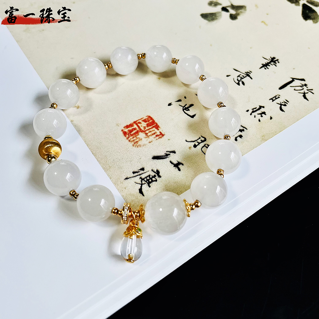 【冰清】白兔毛手串设计款S925银