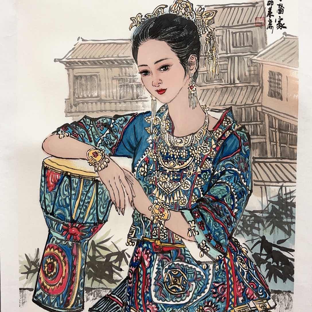 国画国画纯手绘作品请放心去藏