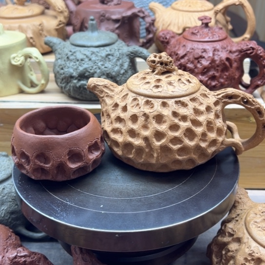 紫砂茶壶全手工制作