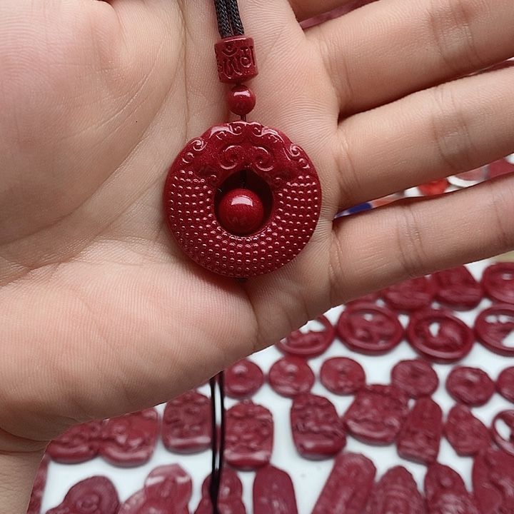 天然辰砂蝶**?1334323422222112212