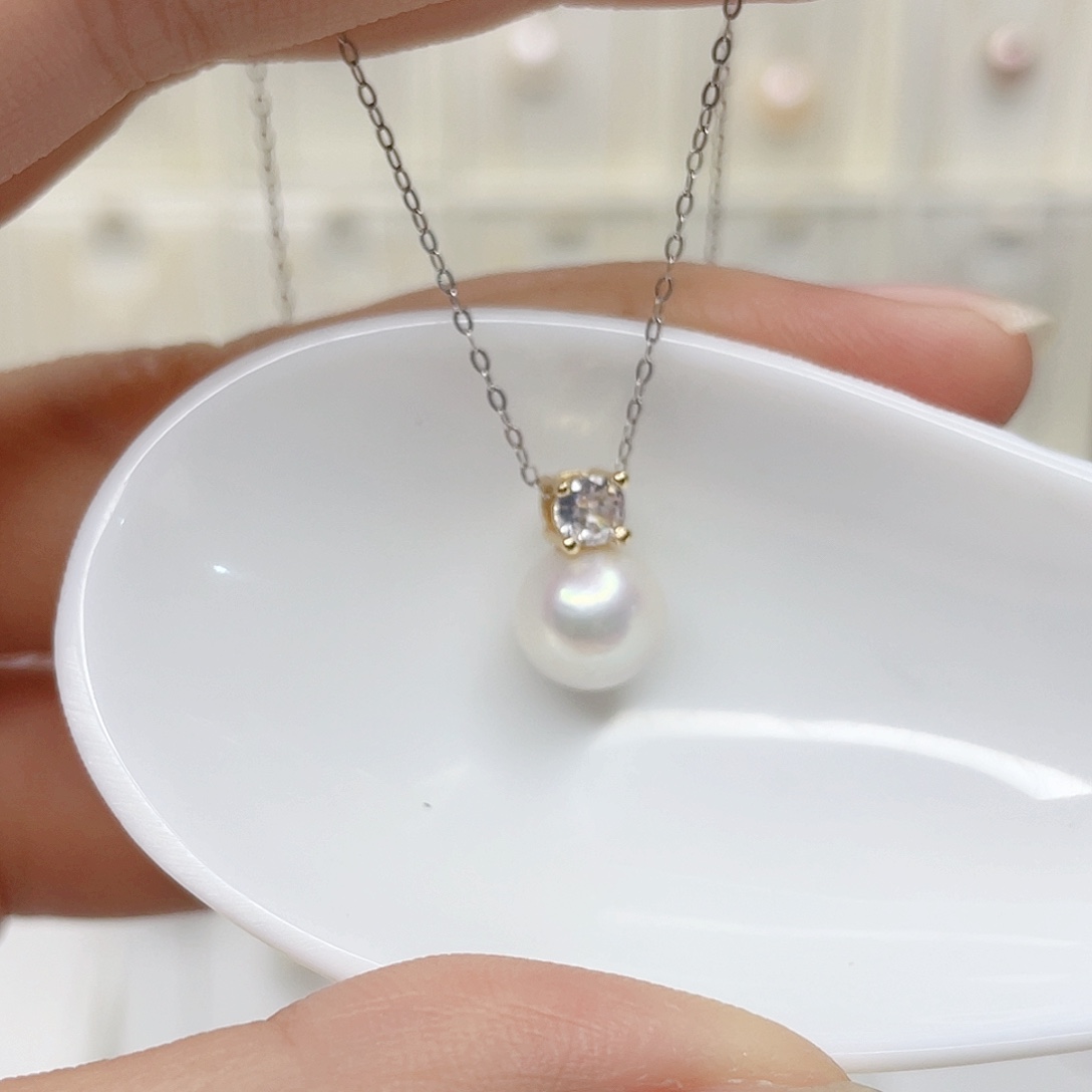 合金吊坠(赠链)淡水珍珠