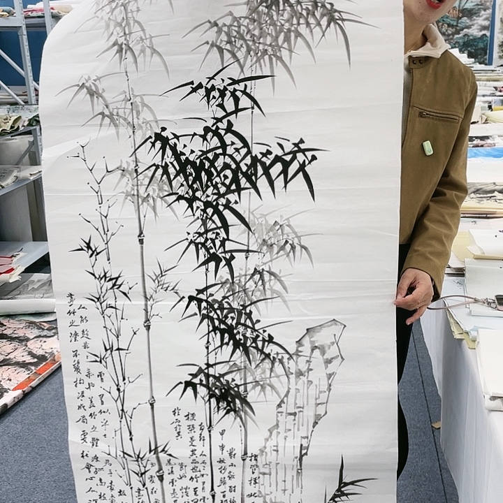 国画纯手绘国画作品四尺