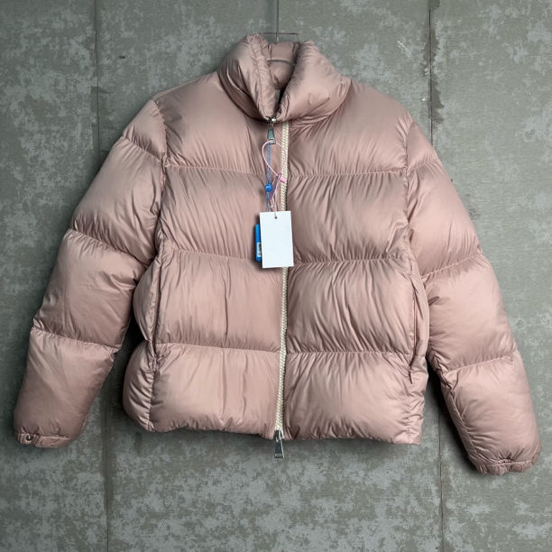 未使用 WE11 DONE 1*1/蒙口/粉色短款面包羽绒服/18114