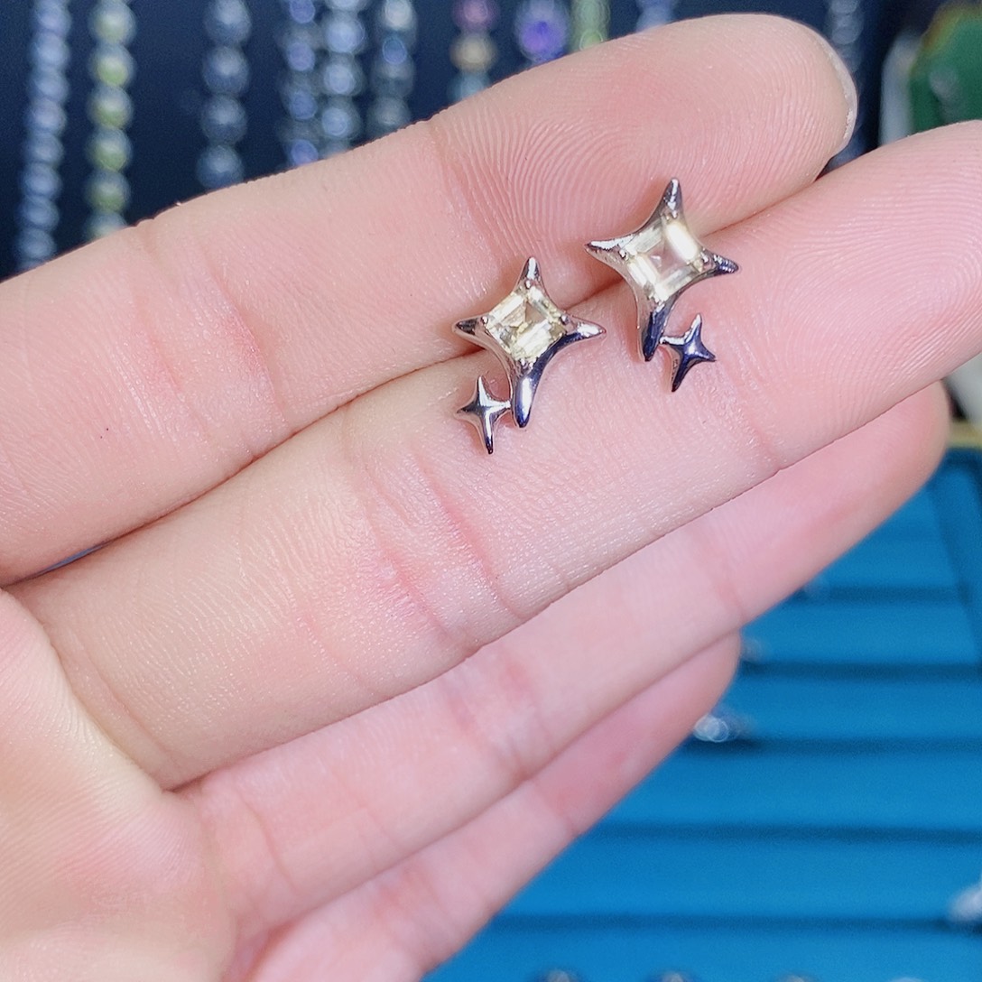 紫晶珠宝半成品银S925镶嵌