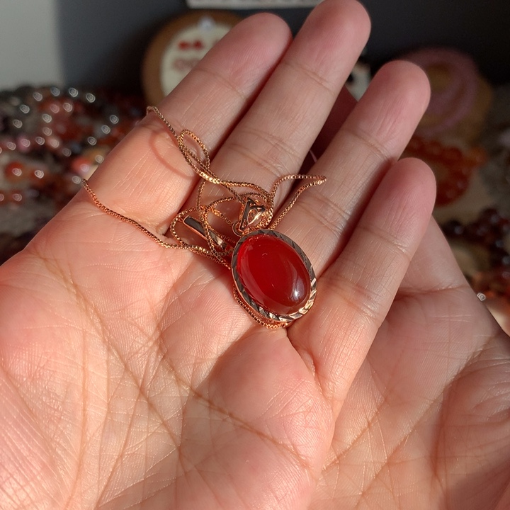 玛瑙/玉髓合金项链