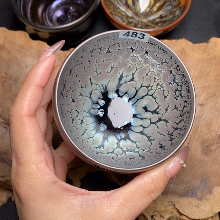 茶盏建窑建盏主人杯483