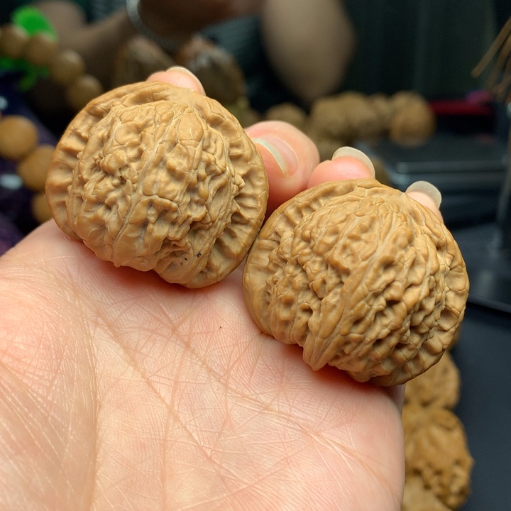 文玩核桃吊坠小白狮子头37