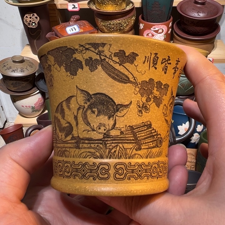 茶杯紫砂宜兴紫砂主人杯
