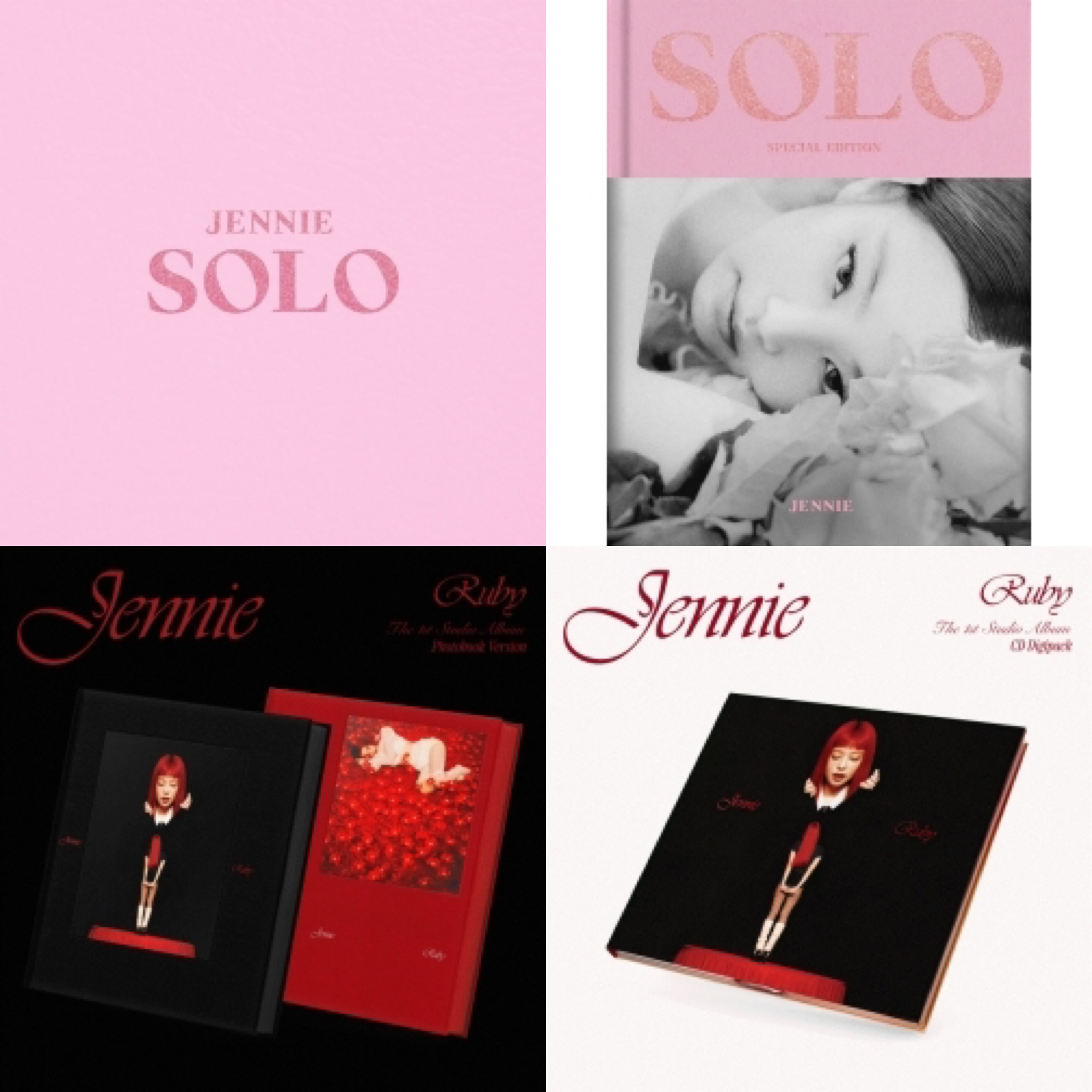 现货包邮 BLACKPINK金珍妮solo专辑随机卡周边合集jennie全新未拆