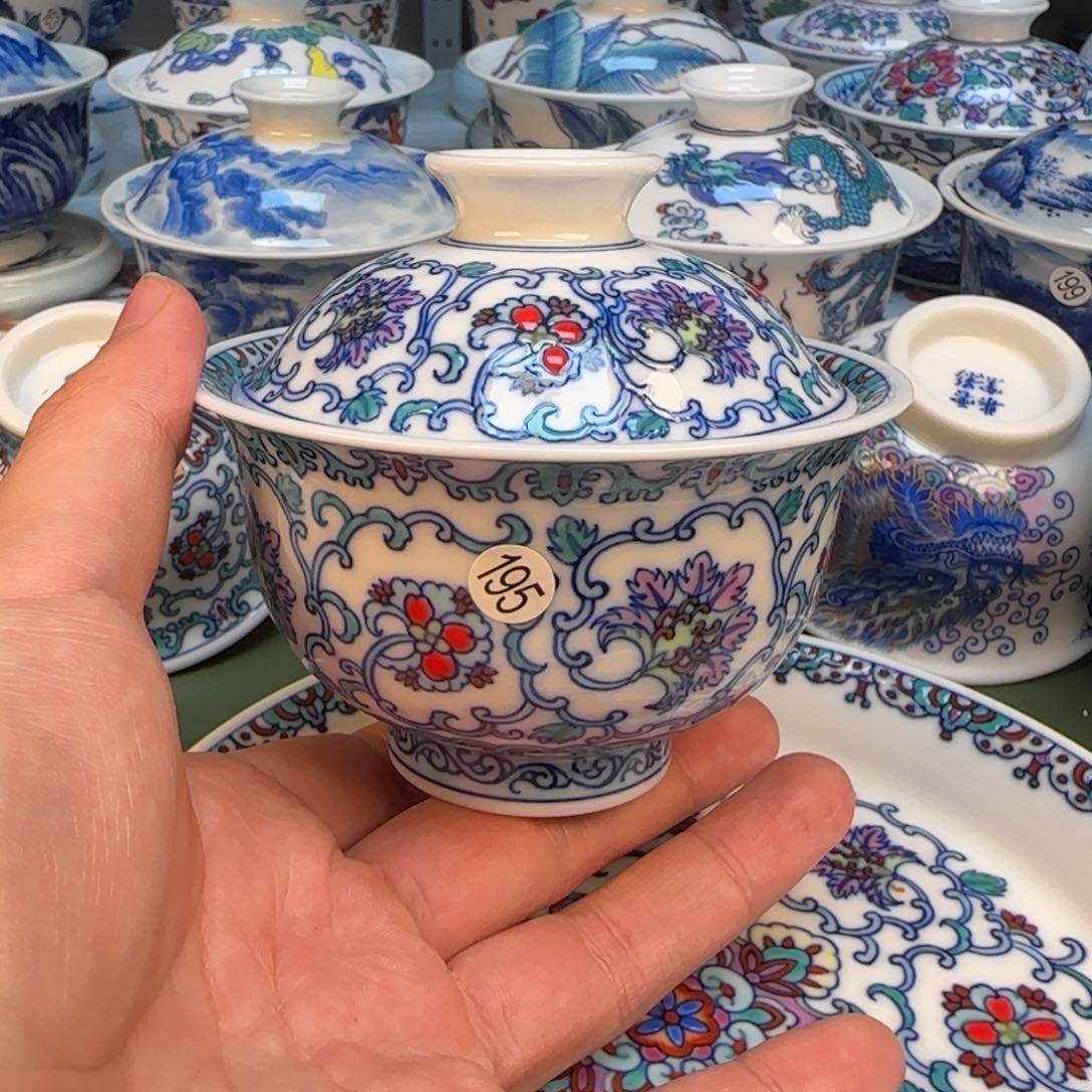 彦祖纯手工手绘茶具195