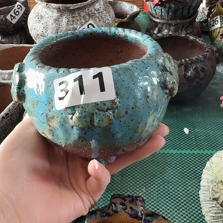 7×8粗陶手工制作多肉花盆