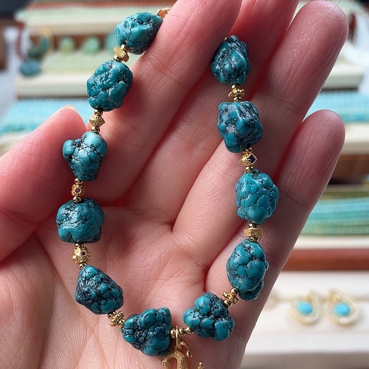 绿松石未镶嵌手链