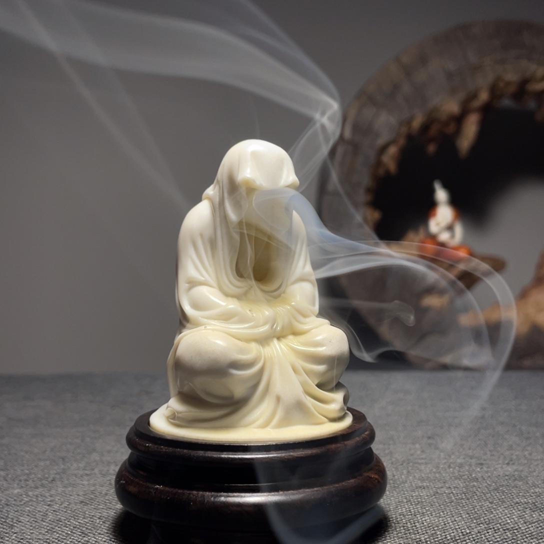 大****木质鹿角工艺品香炉