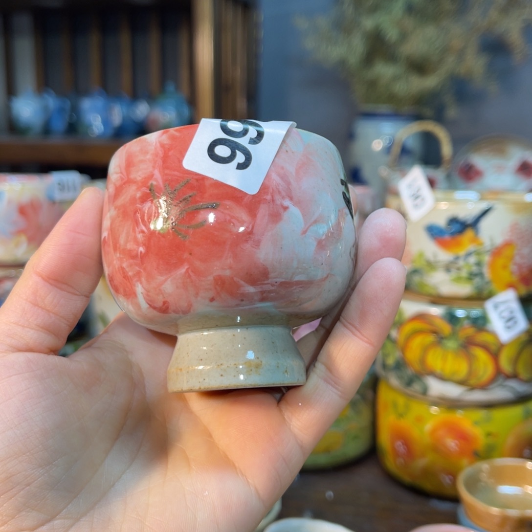 杯素浅陶瓷手工手绘