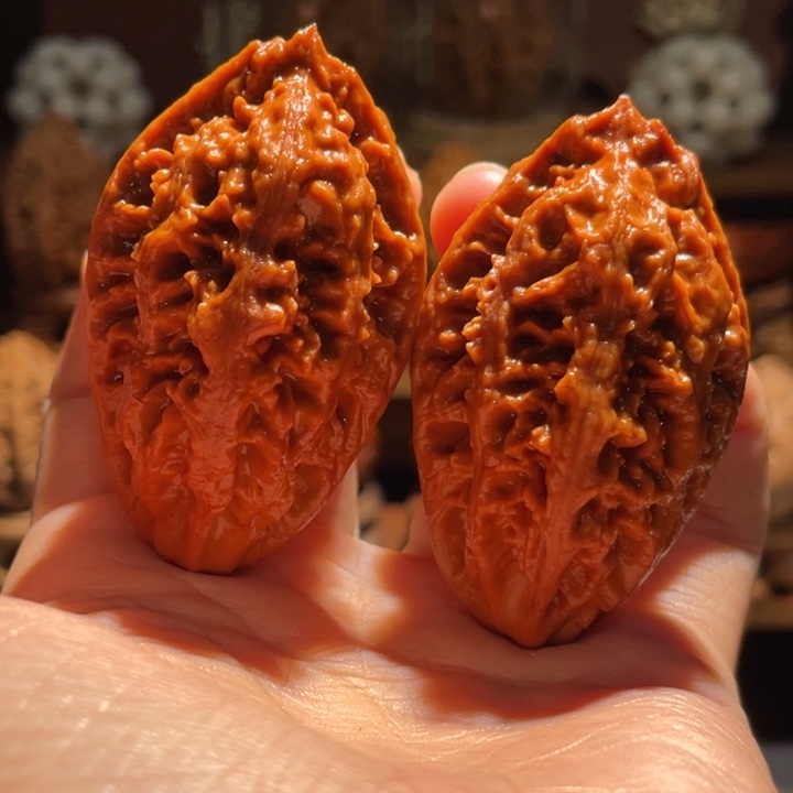 吊坠文玩核桃鳄鱼背27