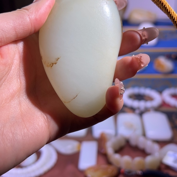 业***主和田玉（糖玉）未镶嵌把件