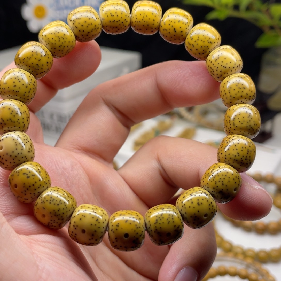 星月菩提手串11.5大留白牛毛星