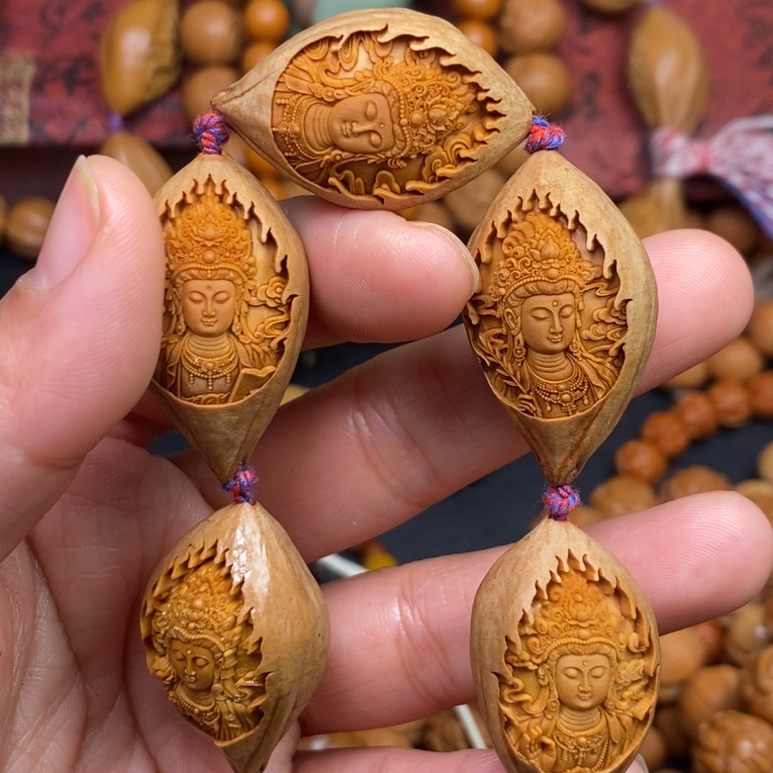 猴头核桃吊坠橄榄核桃