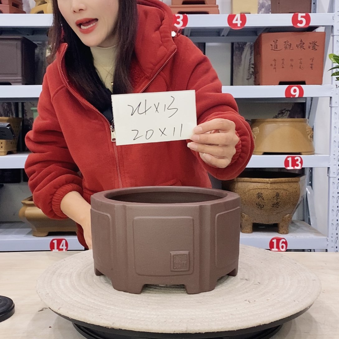 紫砂花盆紫砂花盆