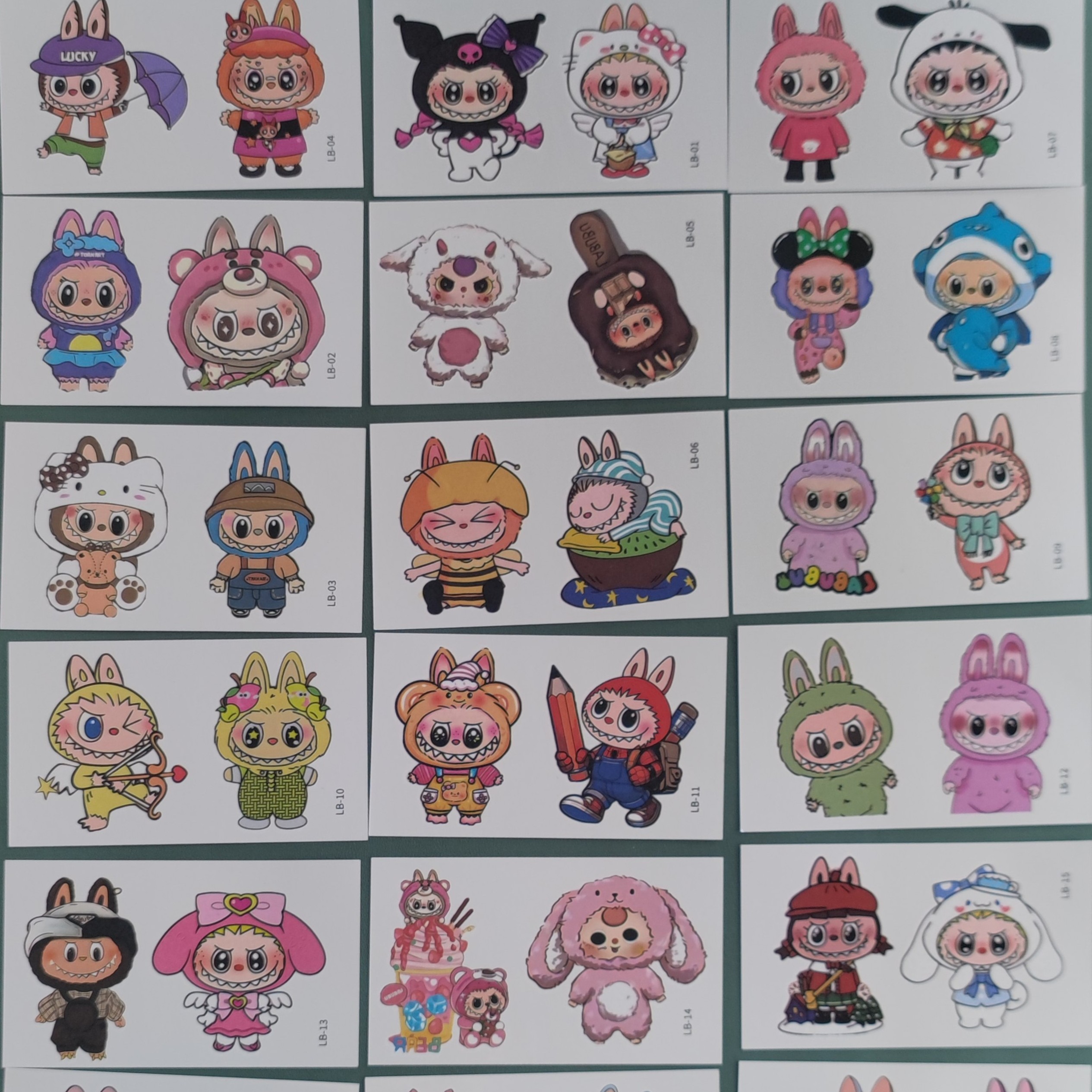 新款布布纹身贴随机20包发