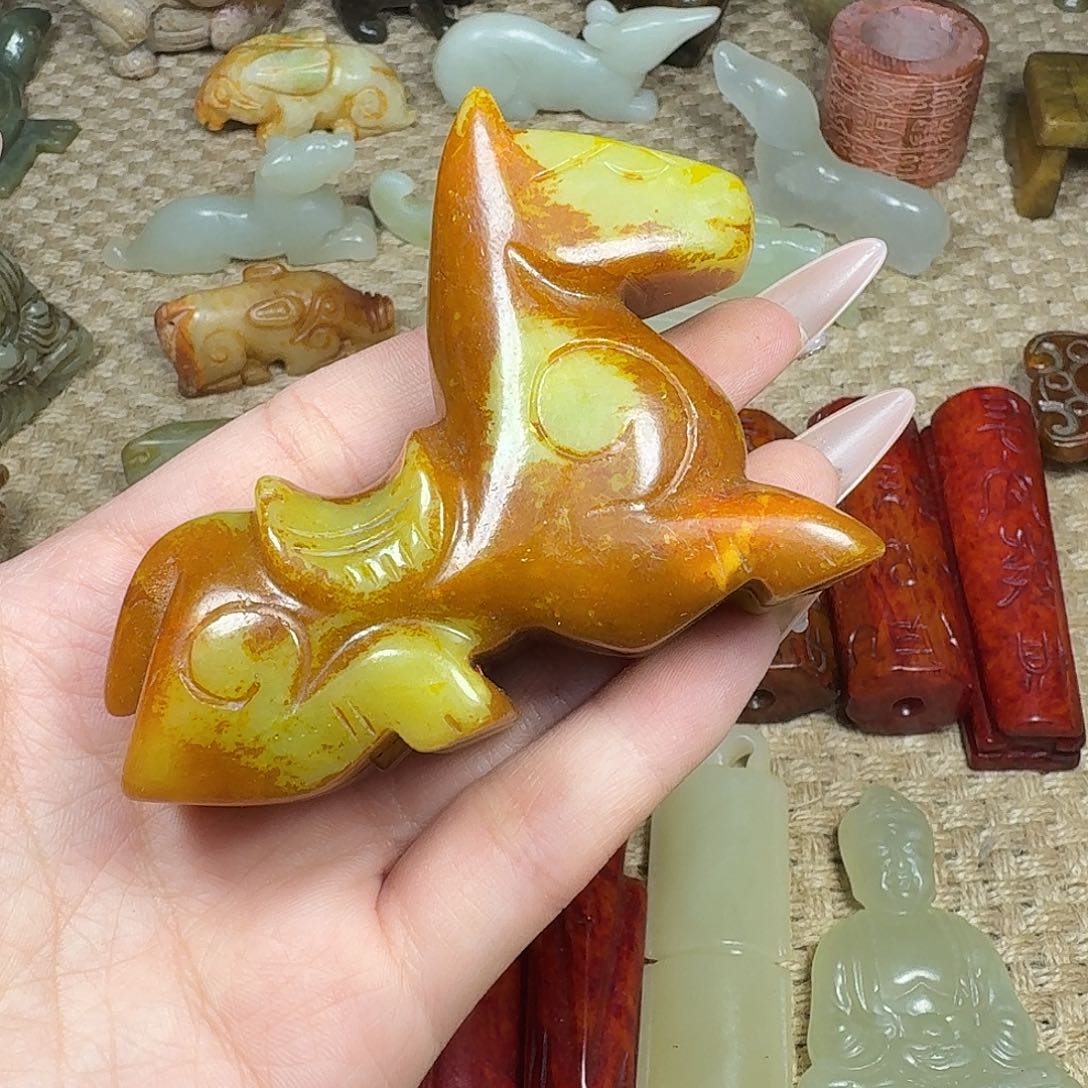 白玉菩提吊坠挂件