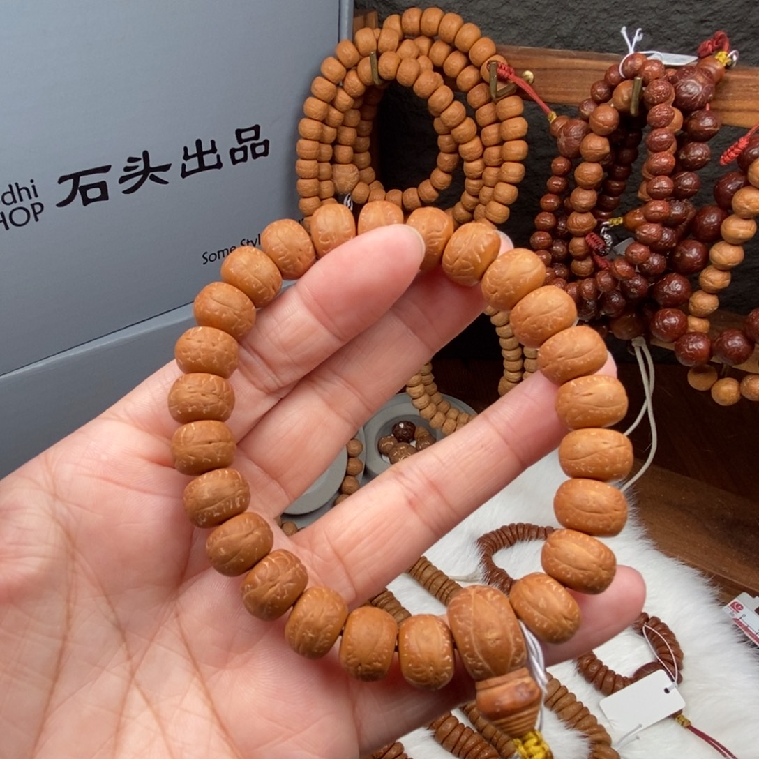 凤眼菩提手串藏式非实心13尺24颗
