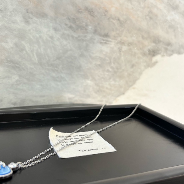 铜合金项链 蓝色香香项链XL3000