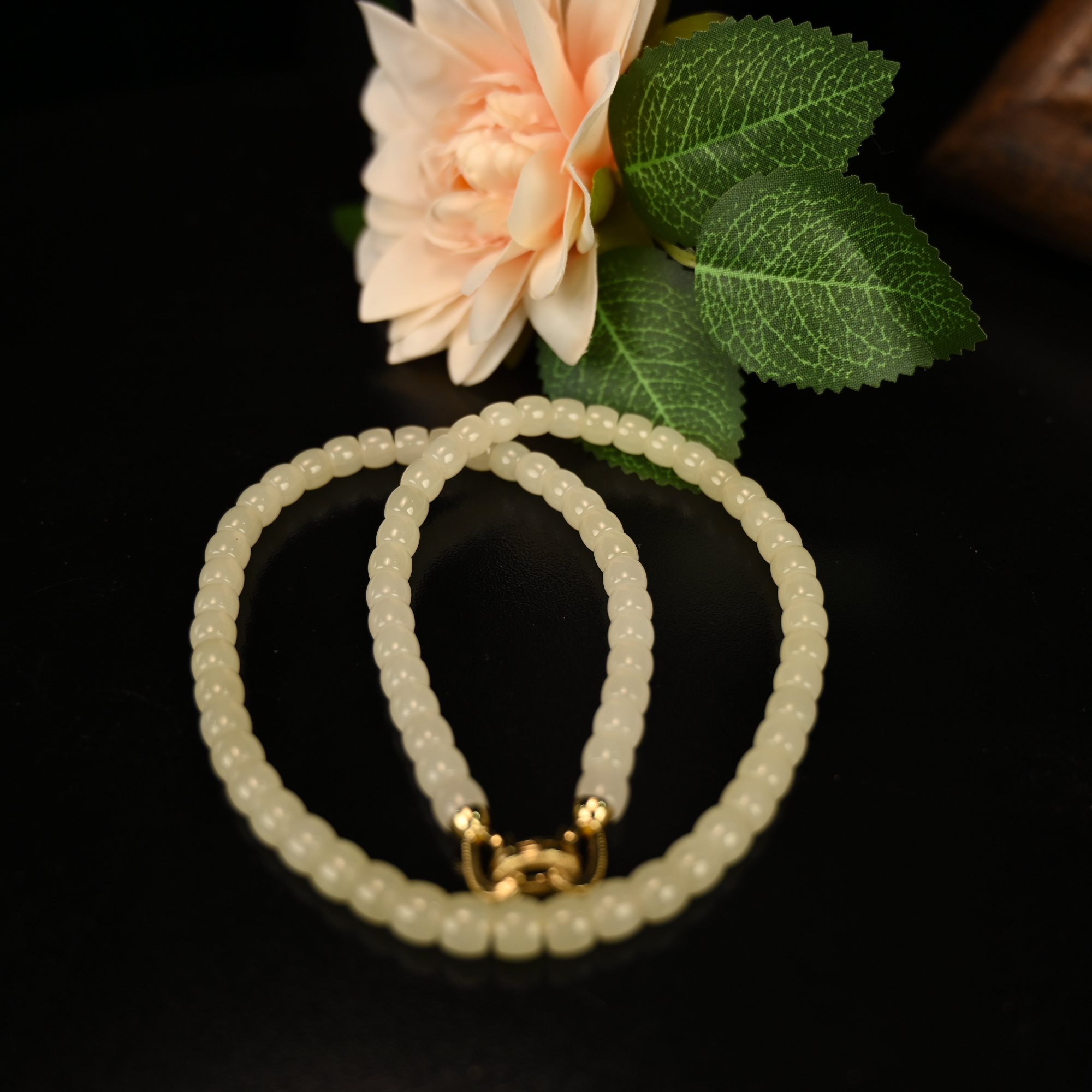 LOT8814 25YU106691和田玉黄玉项链/匡时