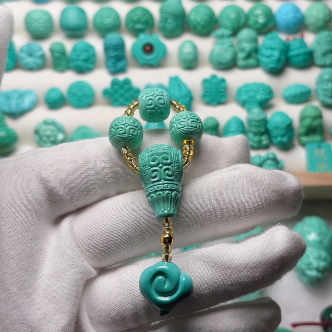 ゛***o回纹三通一套高瓷精工